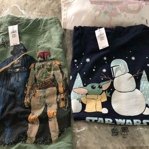 Brand New Star Wars Hooded Tees 4T
